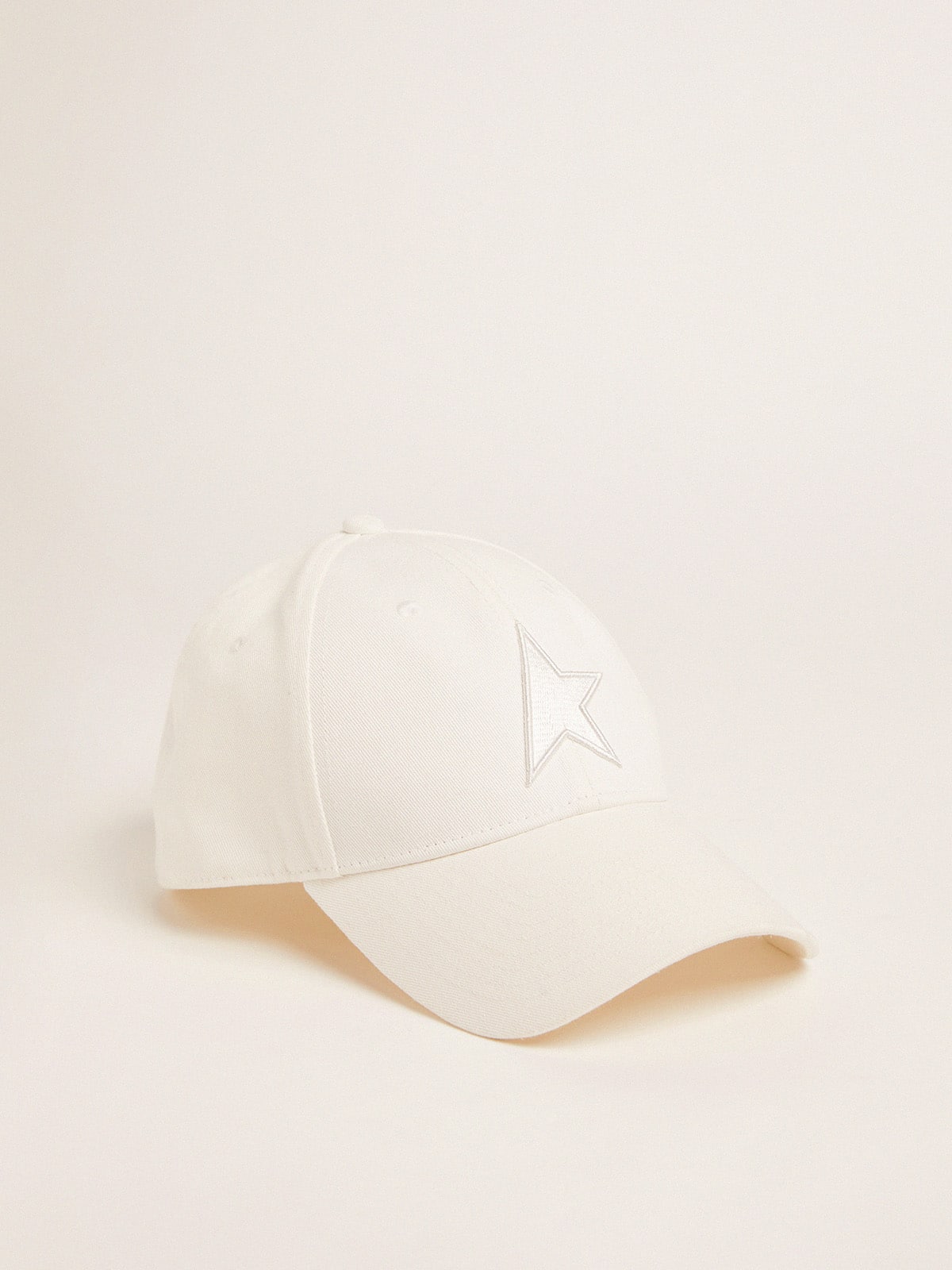 White baseball cap with star| Golden Goose