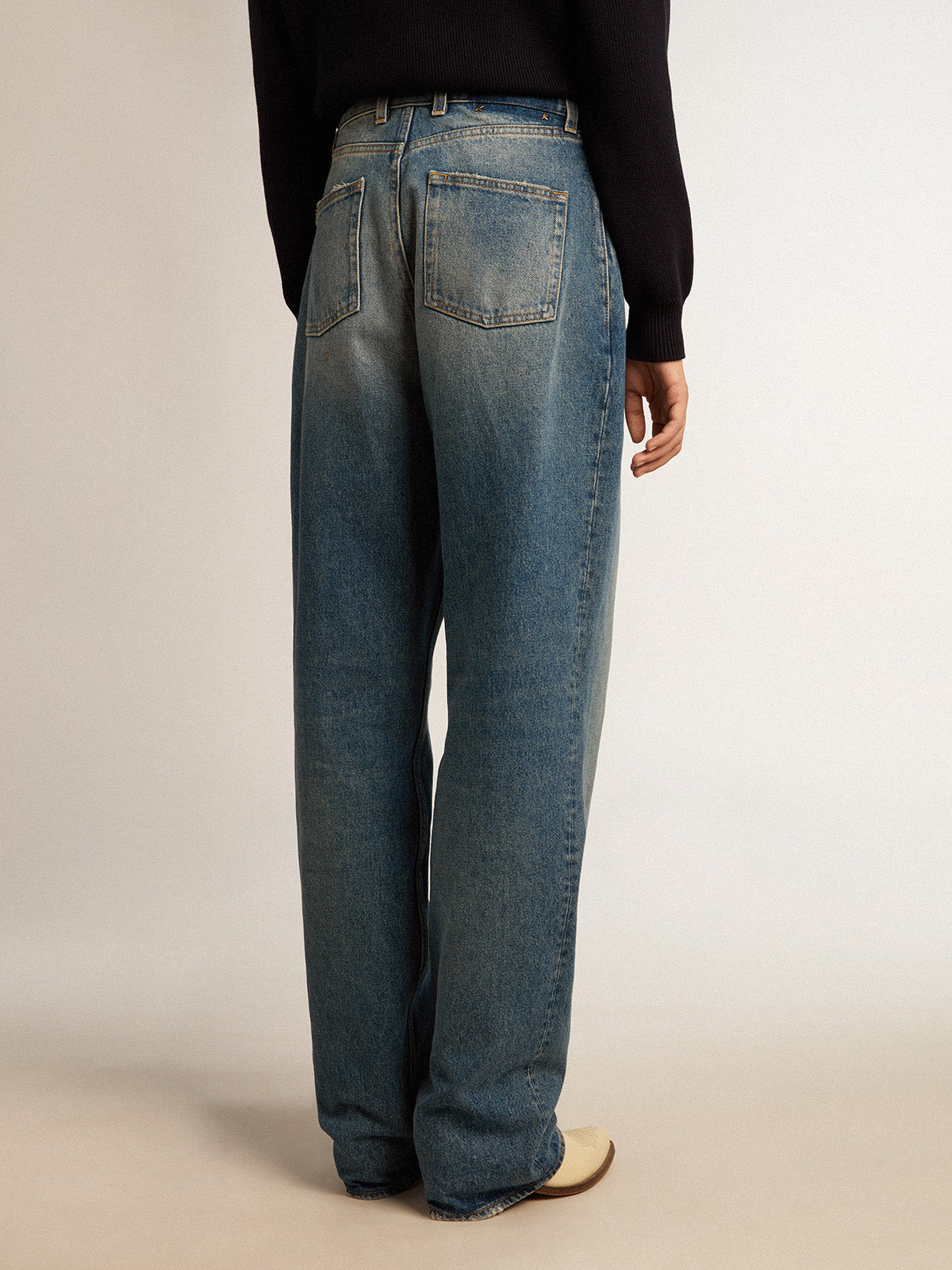 Women's jeans with medium wash| Golden Goose