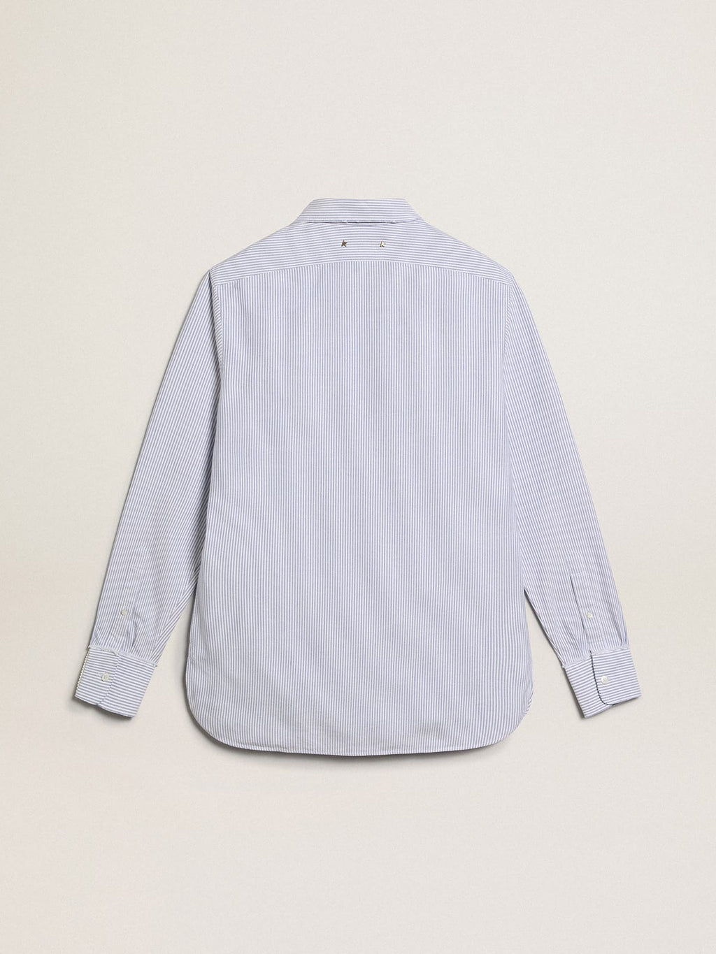 Men's shirt with narrow stripes| Golden Goose