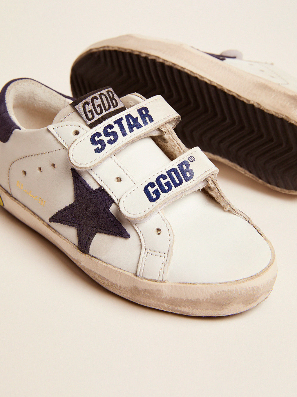 Young Old School with dark blue inserts| Golden Goose