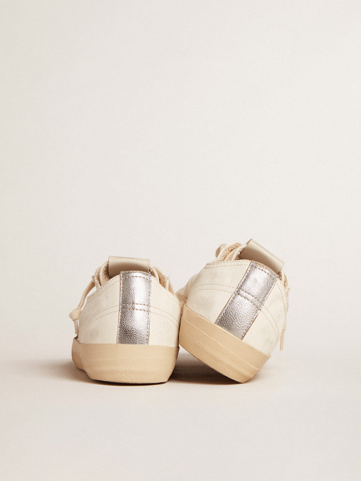 V-Star LTD in nappa with pony skin star and silver heel tab| Golden Goose