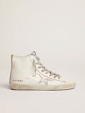 Women's Francy leather with suede star| Golden Goose