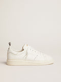 Men's Starter in leather with star on the heel tab| Golden Goose