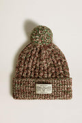 Multicolored wool beanie with pompom| Golden Goose