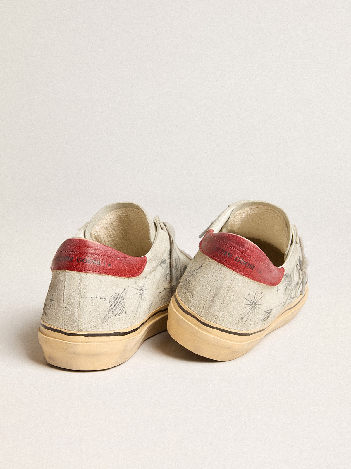 HAUS of Dreamers exclusive women's Super-Star in ice gray crust leather| Golden Goose