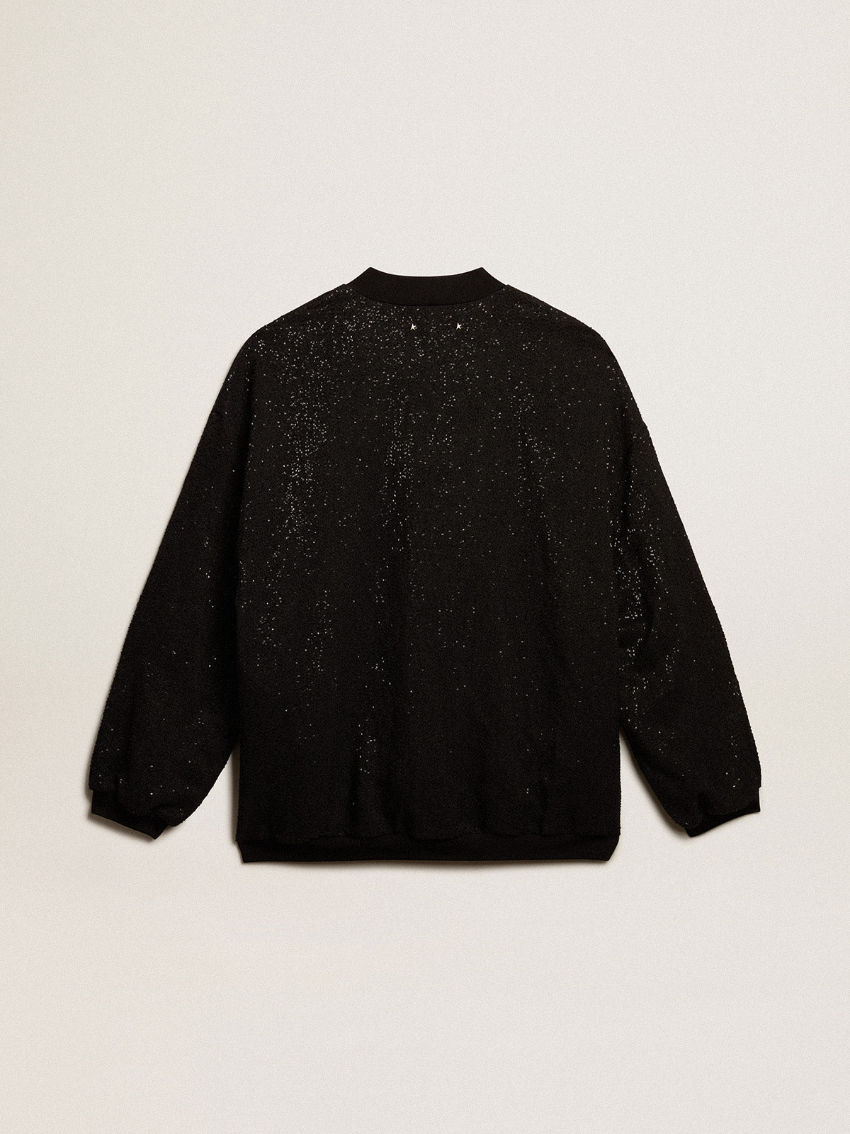 Men's black sequined cardigan-jacket| Golden Goose