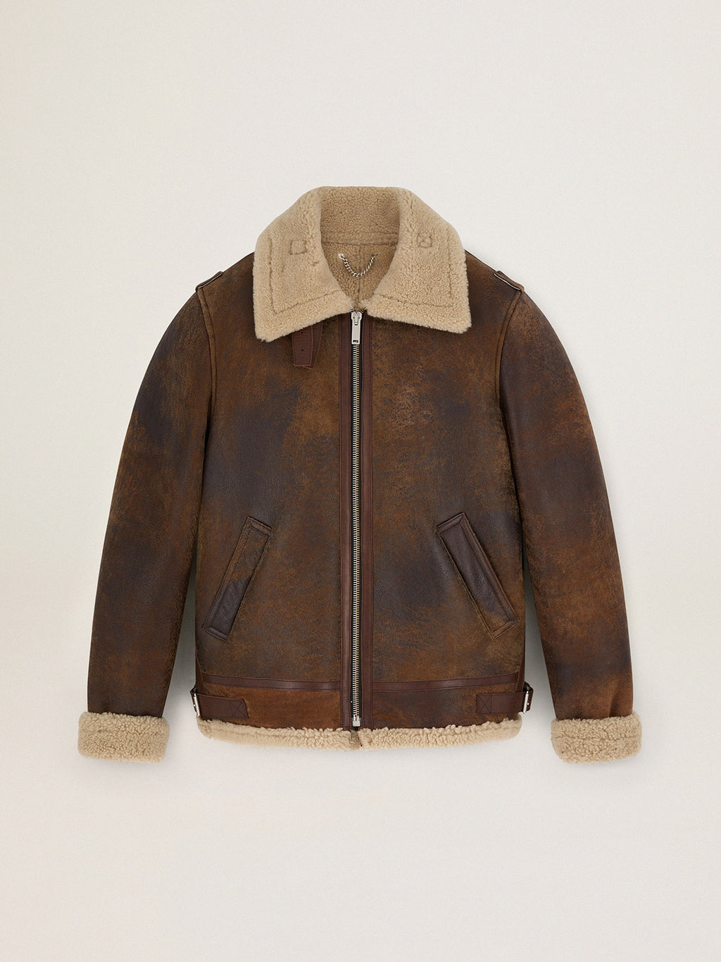 Journey Collection Arvel shearling jacket| Golden Goose