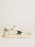 Men's Stardan in leather and nylon with black leather star and nubuck heel tab| Golden Goose