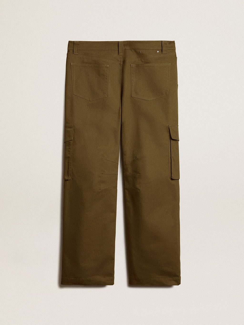 Olive green cargo pants| Golden Goose