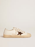 V-Star LTD in nappa with pony skin star and silver heel tab| Golden Goose