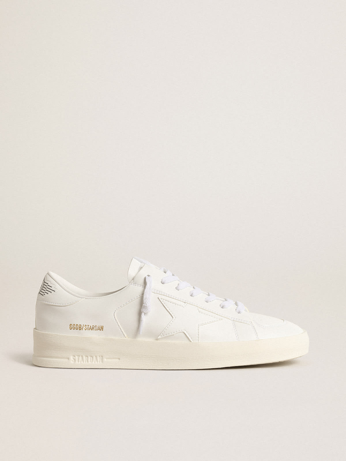 Women's bio-based Stardan with white star and heel tab| Golden Goose