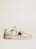 Stardan LAB sneakers in white pony skin and leather with black suede star| Golden Goose