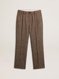 Men's soft houndstooth pants