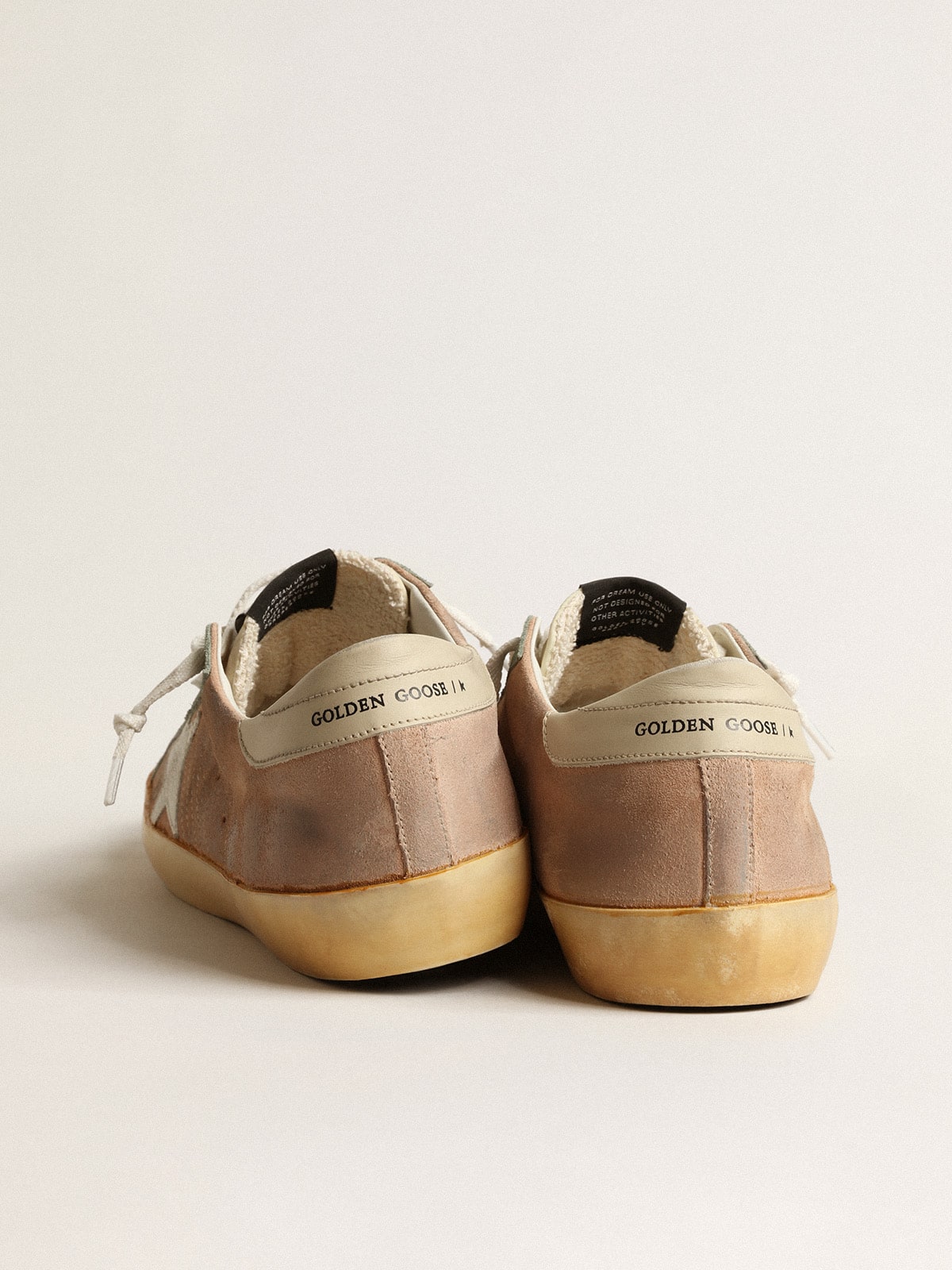 Super-Star in brown and green suede with white nappa leather star| Golden Goose