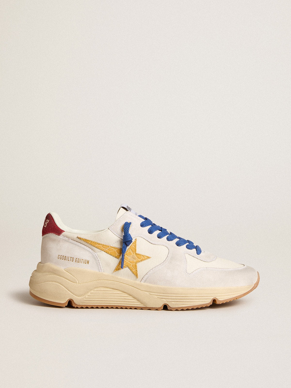 Running Sole LTD in nappa with leather star and suede heel tab| Golden Goose