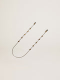 Glasses chain in antique gold color| Golden Goose