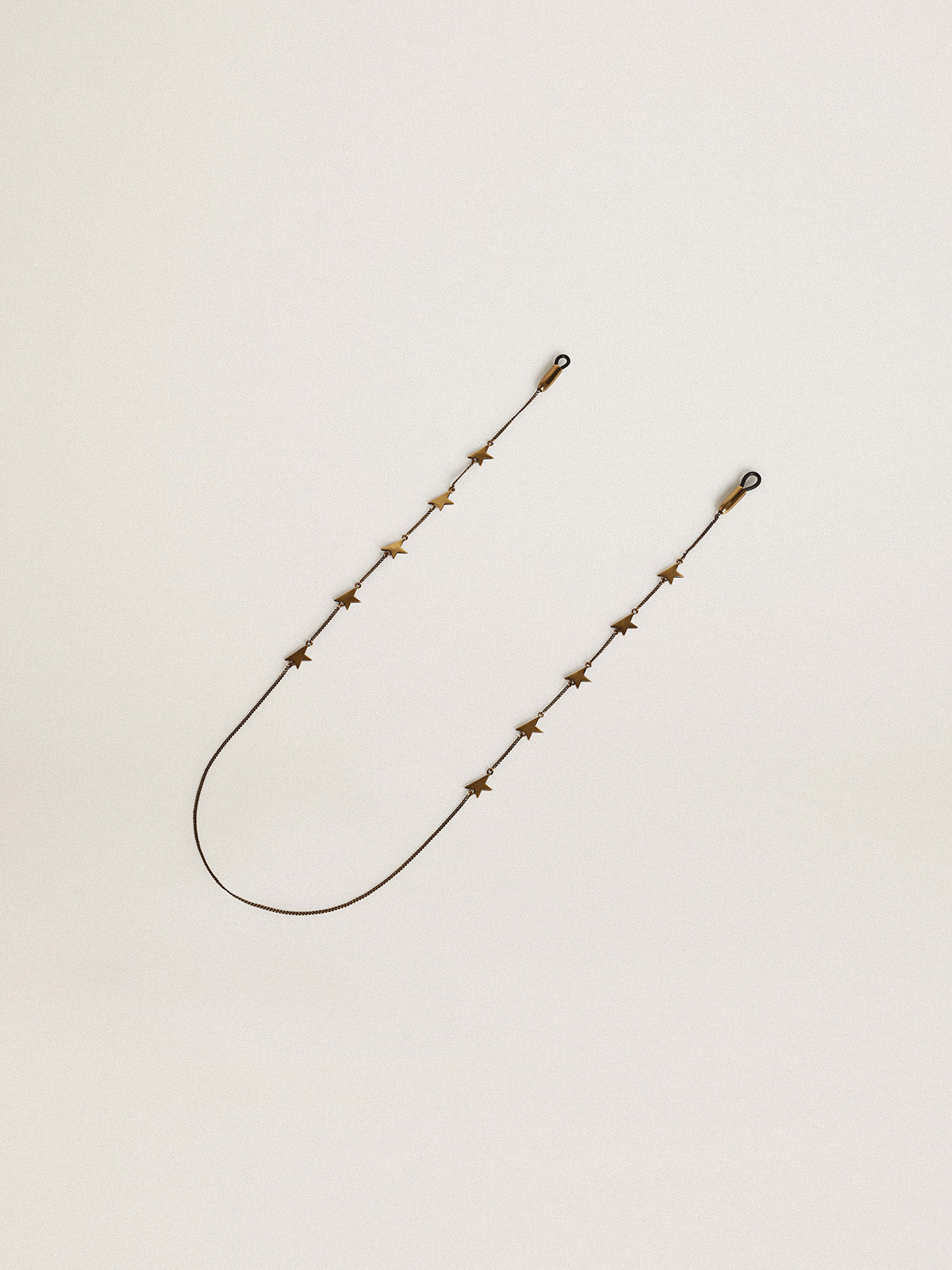 Glasses chain in antique gold color| Golden Goose