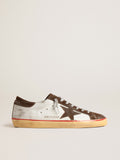 Super-Star LTD with brown suede star and heel tab| Golden Goose
