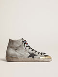 Men's Francy Penstar LAB with floral print and black star| Golden Goose