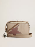 Women's Star Bag large in off-white hammered leather| Golden Goose