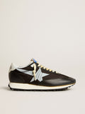 Men's Marathon with black nylon upper and white star| Golden Goose