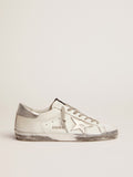 Men's Super-Star with glitter star and heel tab| Golden Goose
