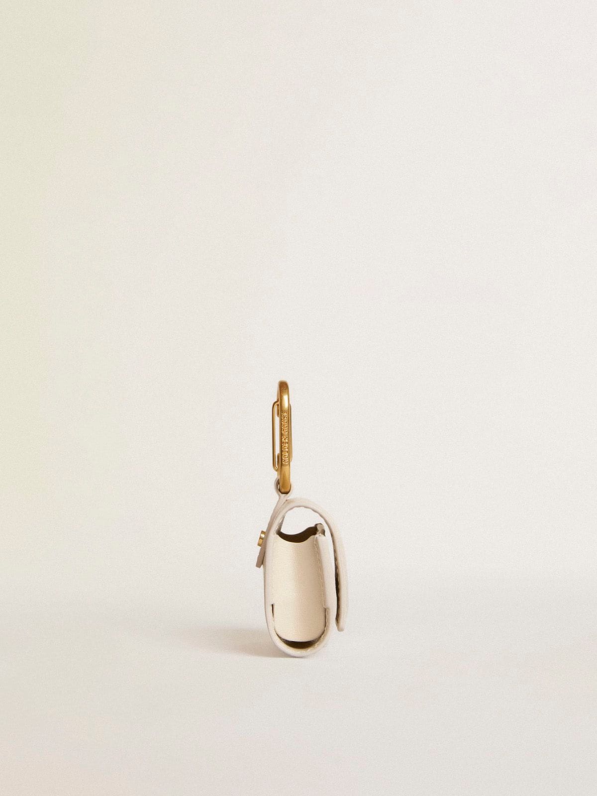 Worn white AirPod case| Golden Goose