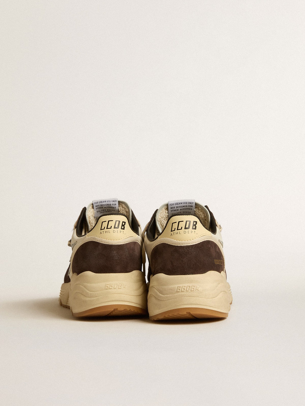 Running Sole LTD in nappa and brown suede with a Swarovski crystal star| Golden Goose