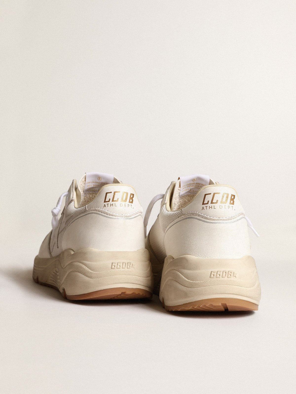 Women's Running Sole in mesh and white nappa| Golden Goose