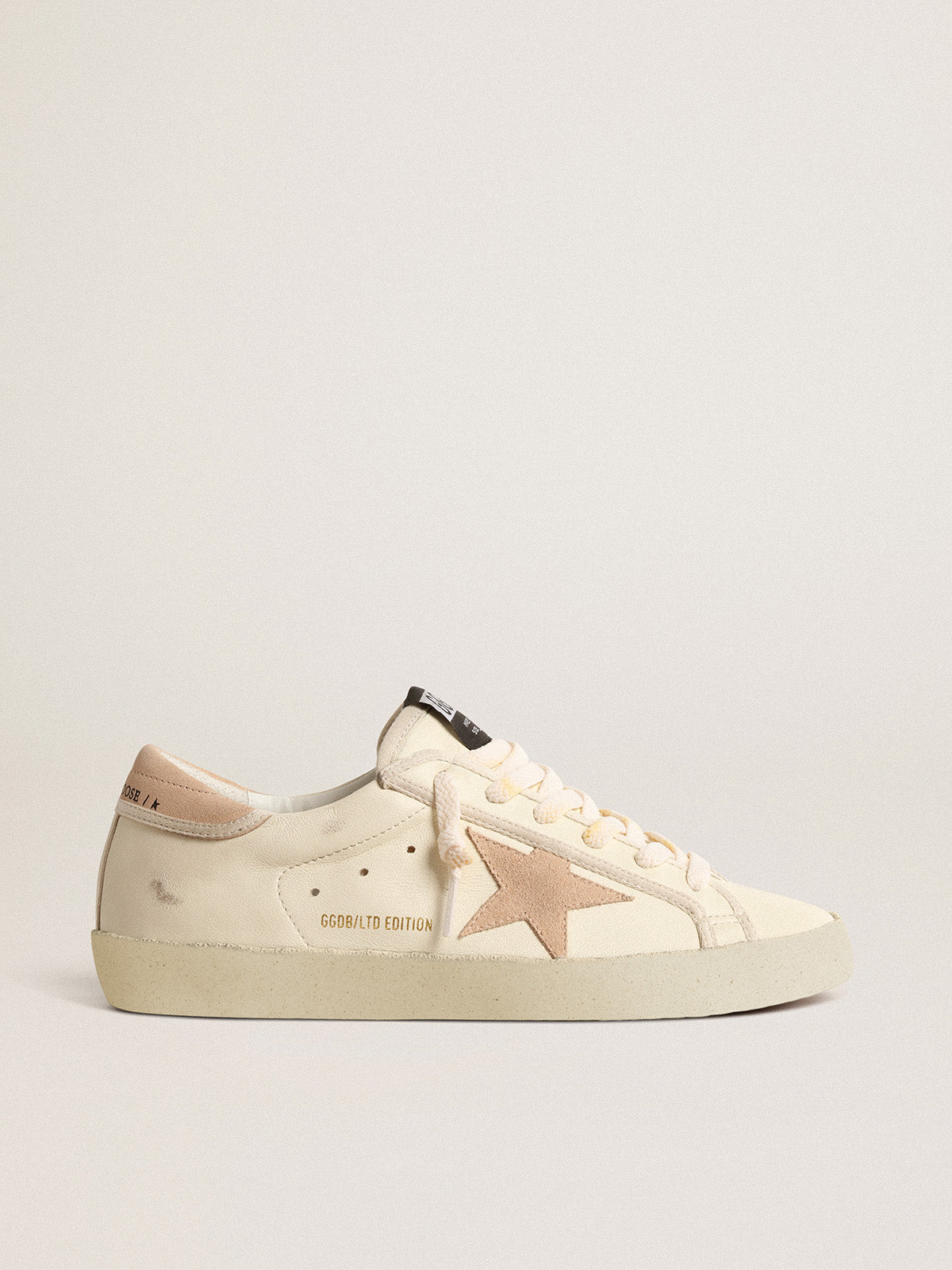 Women's Super-Star LTD in nappa with suede star and heel tab| Golden Goose