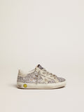 Super-Star Young with silver glitter| Golden Goose