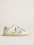 Super-Star LTD with shearling lining and silver glitter star| Golden Goose