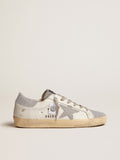 Women's Super-Star with white leather upper and Swarovski inserts| Golden Goose