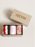 Kids' set of 3 pairs of socks with stripes| Golden Goose