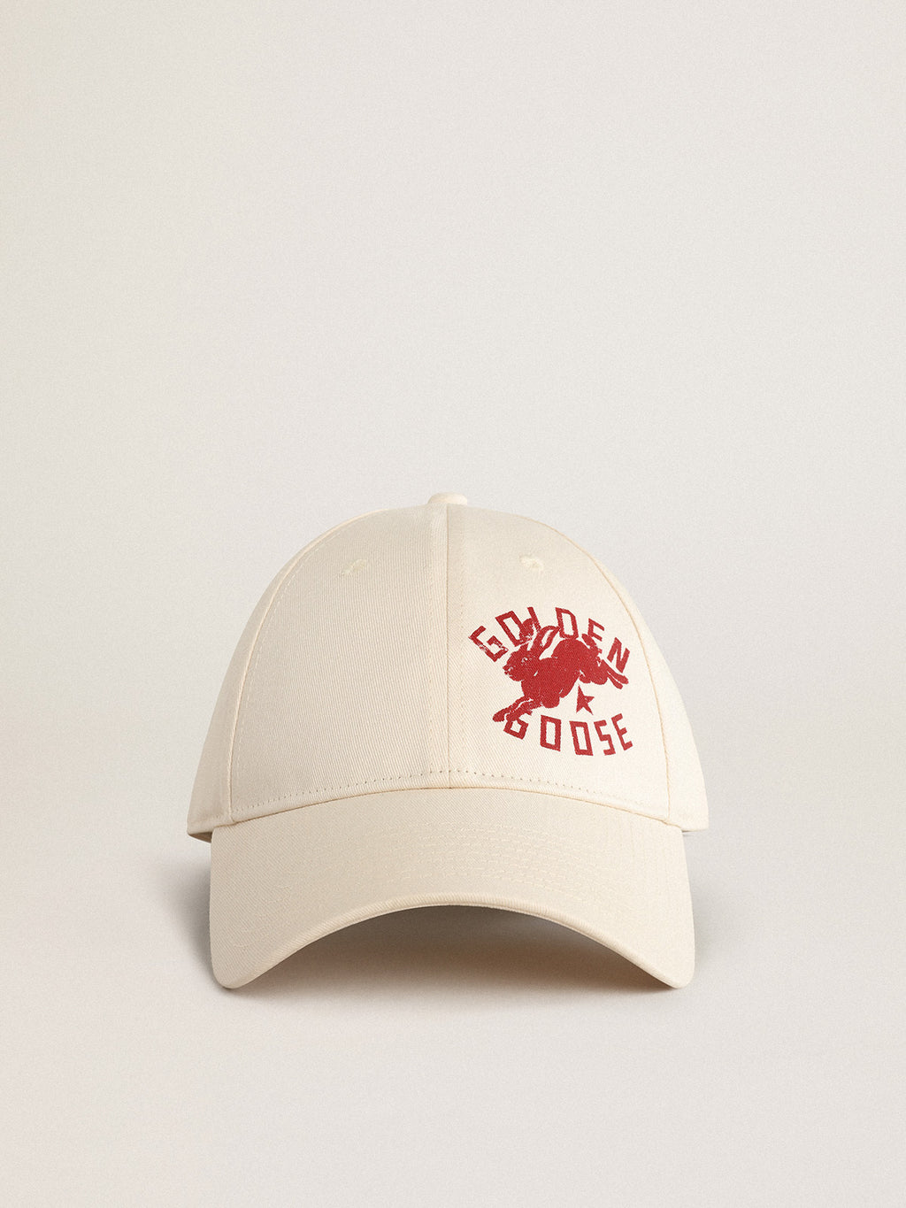 Heritage white baseball cap with CNY logo| Golden Goose
