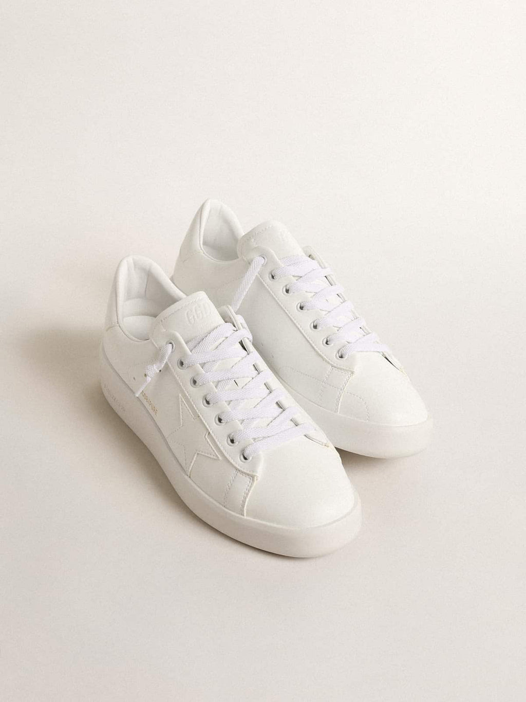 Women's bio-based Purestar with white star and heel tab| Golden Goose