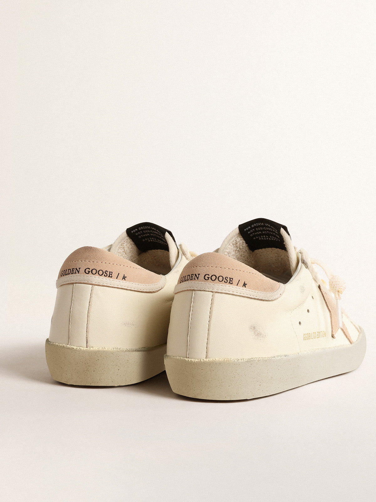 Women's Super-Star LTD in nappa with suede star and heel tab| Golden Goose