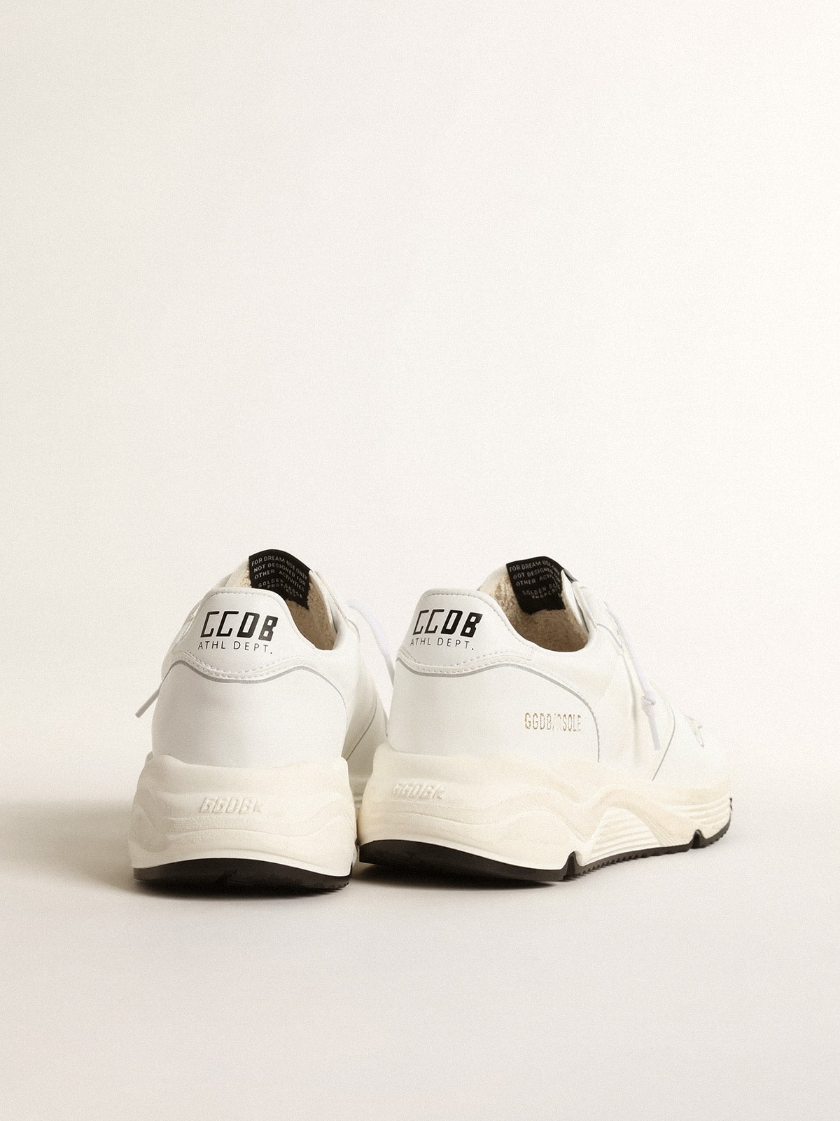 Men's bio-based Running Sole with white star and heel tab| Golden Goose