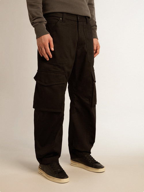 Black cargo pants| Golden Goose