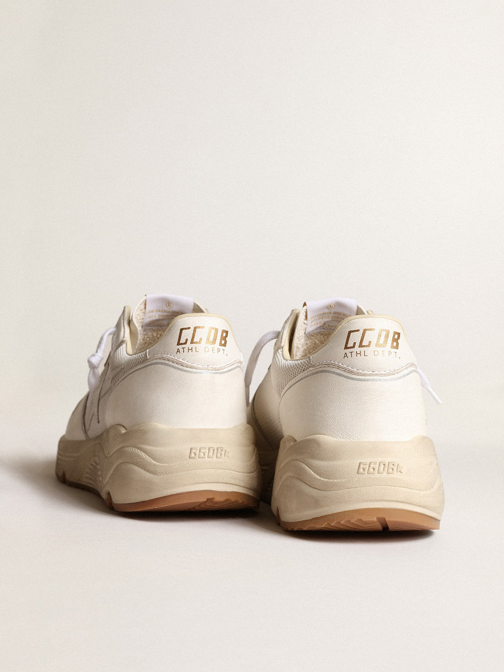 Men's Running Sole in mesh and white nappa| Golden Goose