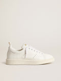 Men's bio-based Starter with white star and heel tab| Golden Goose