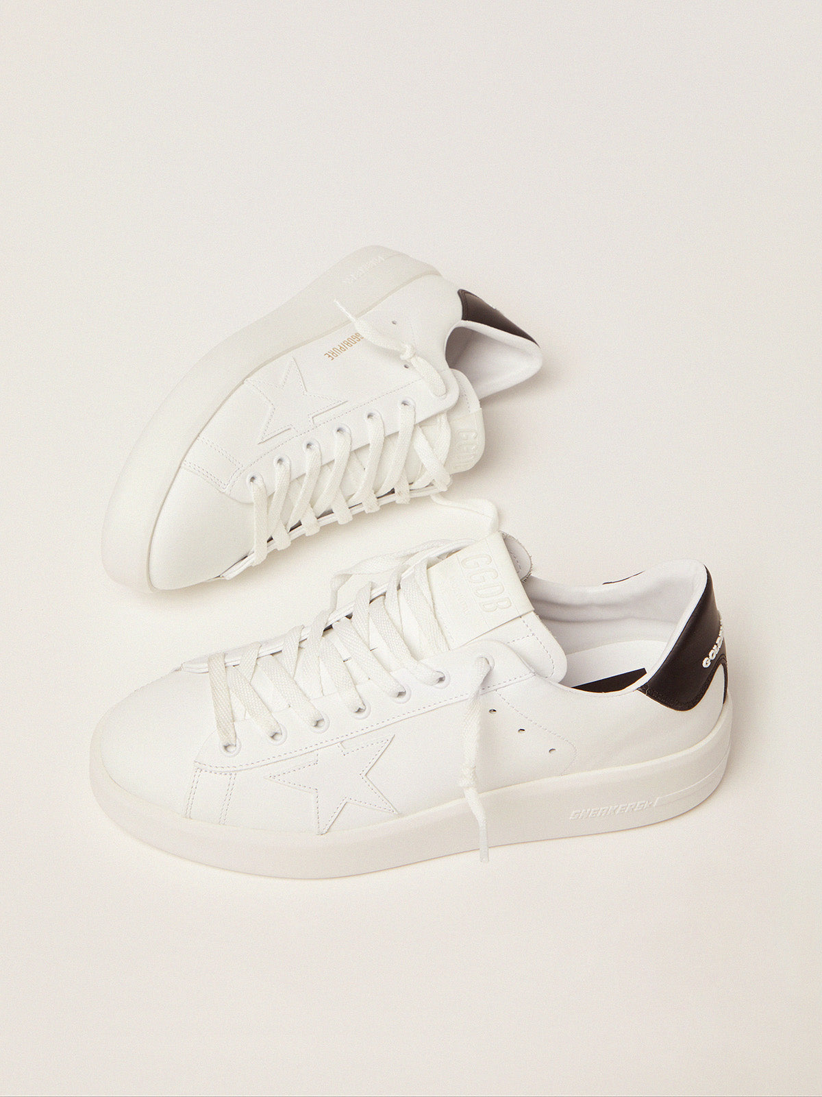 Women's Purestar with black heel tab| Golden Goose