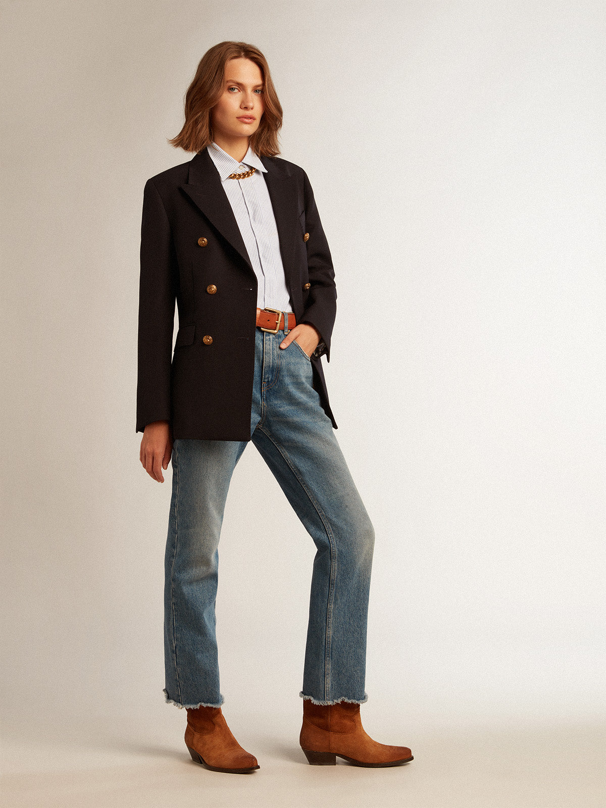 Women's striped shirt| Golden Goose
