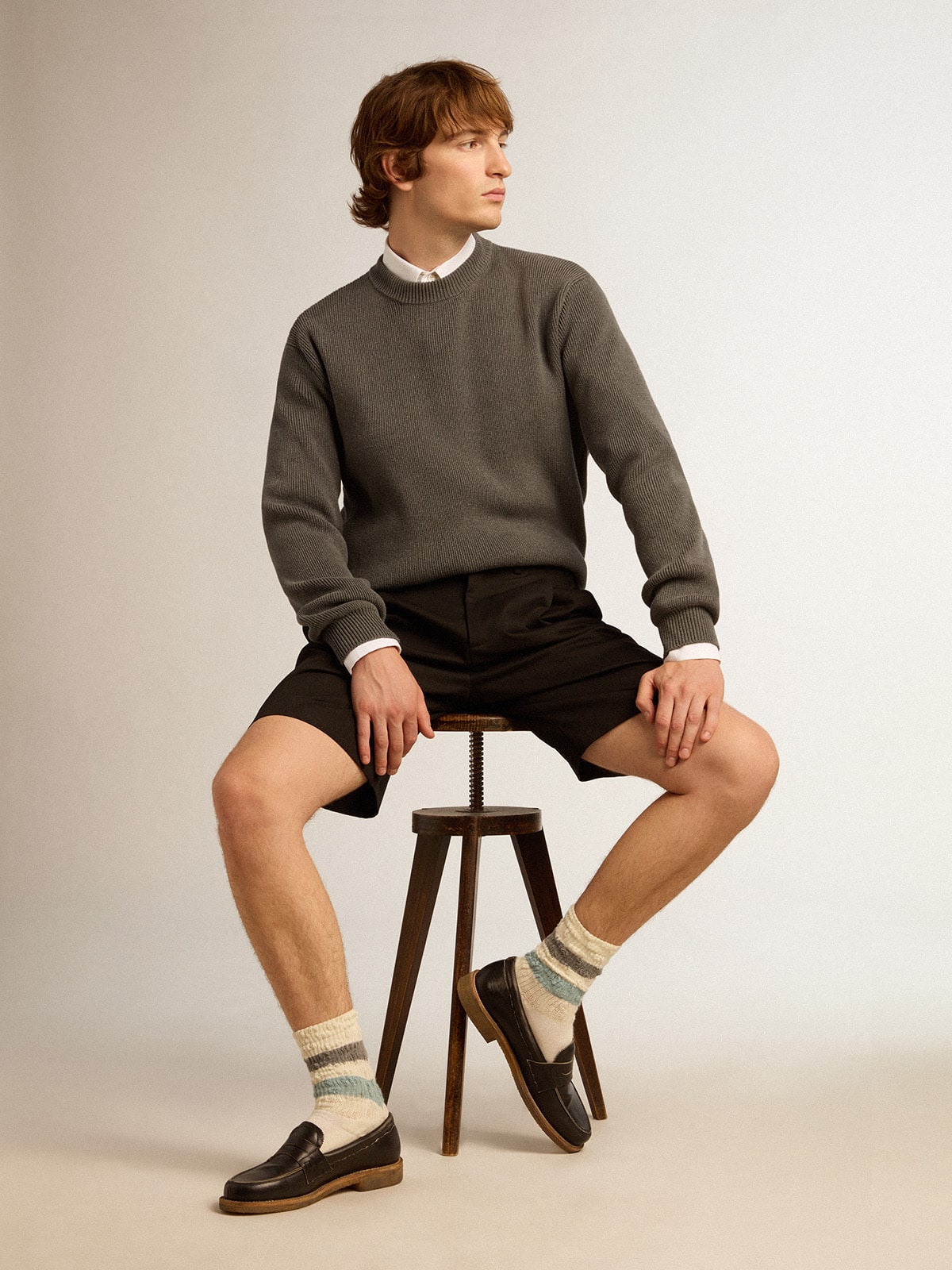 White cotton shirt| Golden Goose