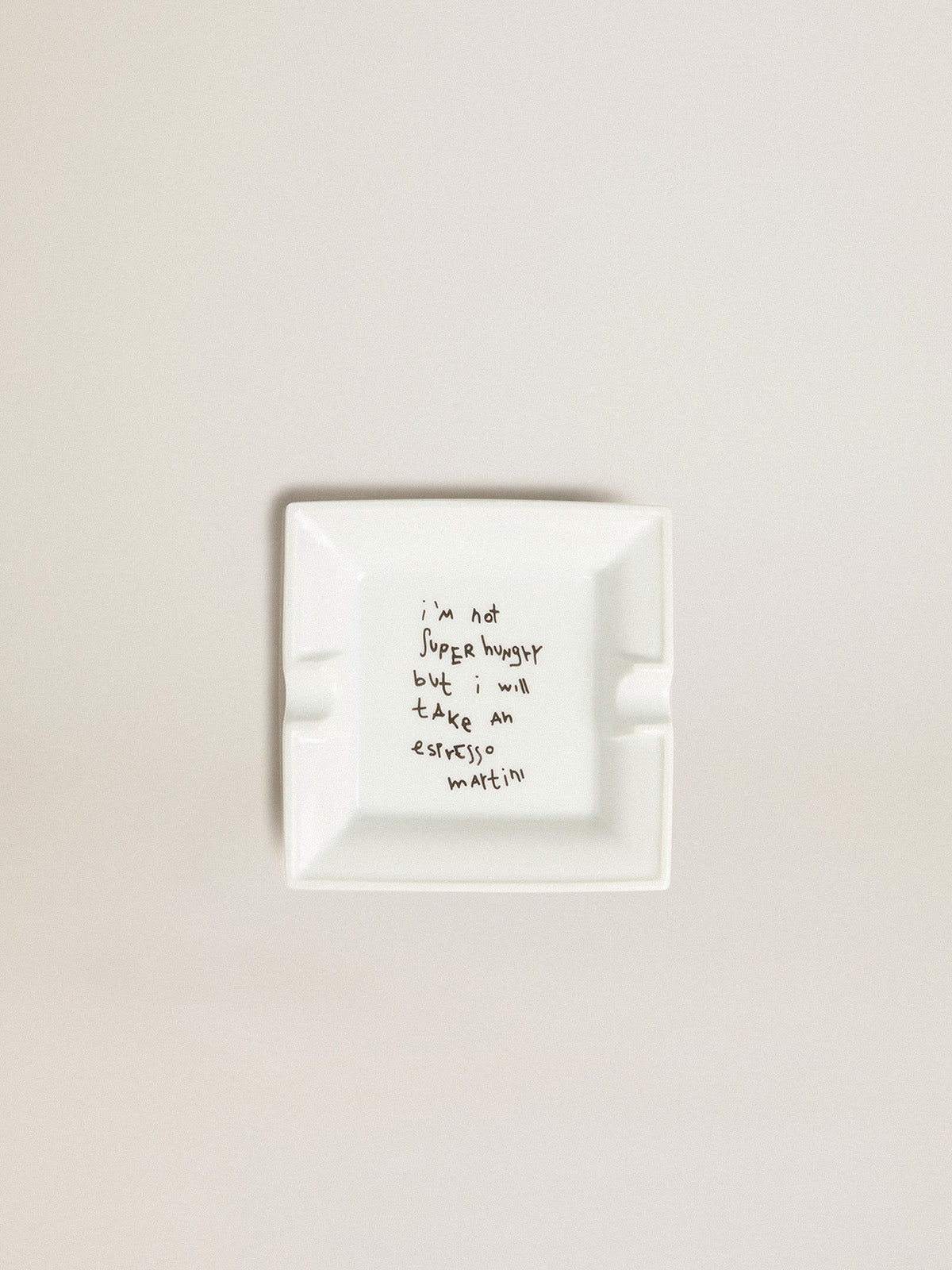Porcelain plate Dreamed by Room Service HAUS of Dreamers| Golden Goose