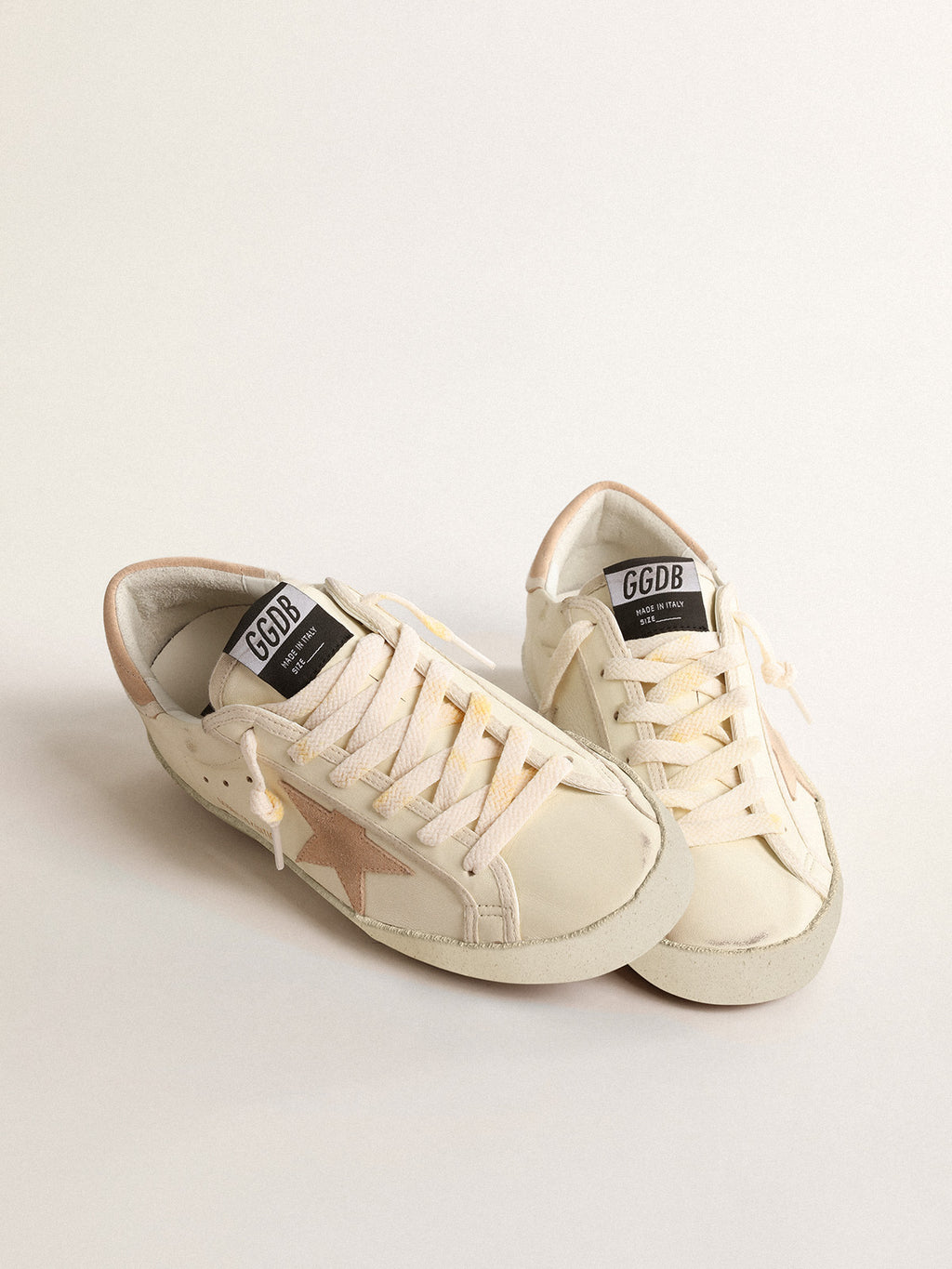 Women's Super-Star LTD in nappa with suede star and heel tab| Golden Goose