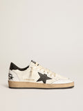 Women's Ball Star in nappa with white star and black heel tab| Golden Goose