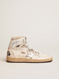 Women's Sky-Star sneakers with signature on the ankle and shearling lining| Golden Goose