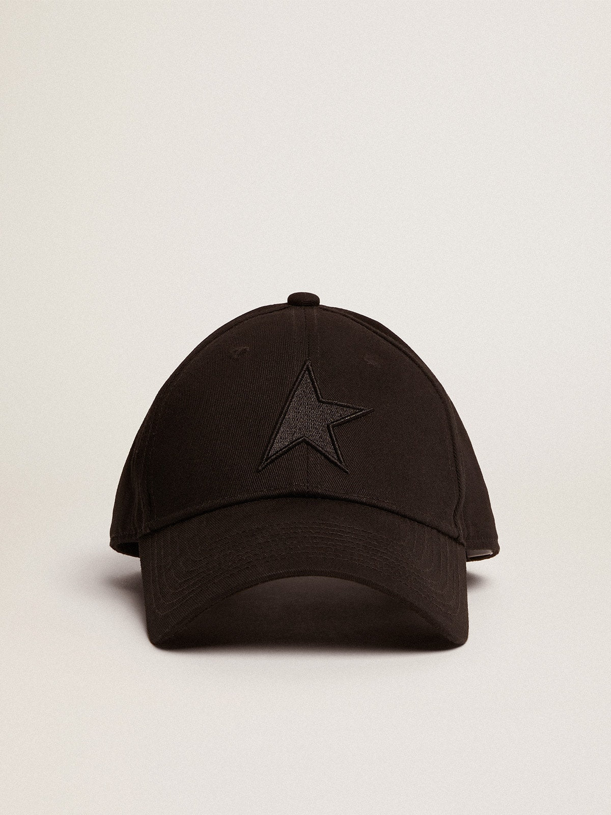 Black baseball cap with star| Golden Goose