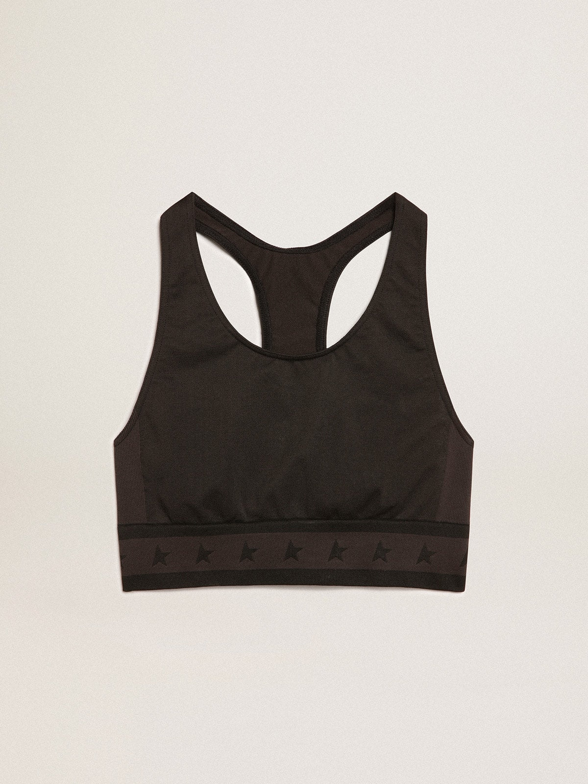 Black athletic top| Golden Goose